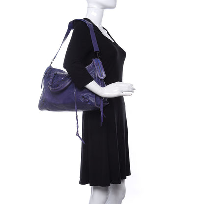Balenciaga Agneau Classic Hardware City Bleu Lavande 2 of 12
