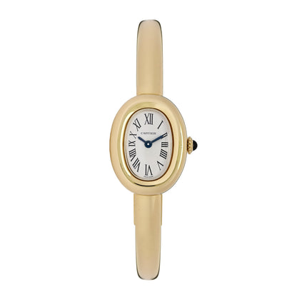 Cartier 18K Yellow Gold 19mm Baignoire Quartz Watch 1 of 5