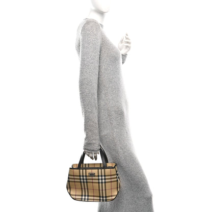 Burberry House Check Small Tote Archive Beige 2 of 11