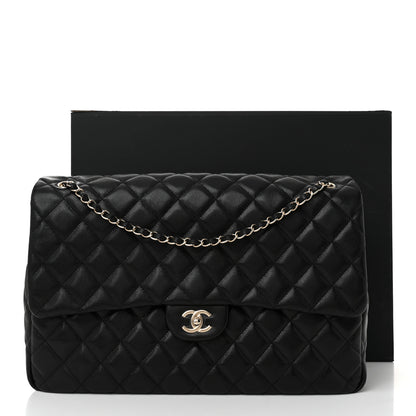 Chanel Caviar Quilted XXL Travel Flap Bag Black 11 of 11