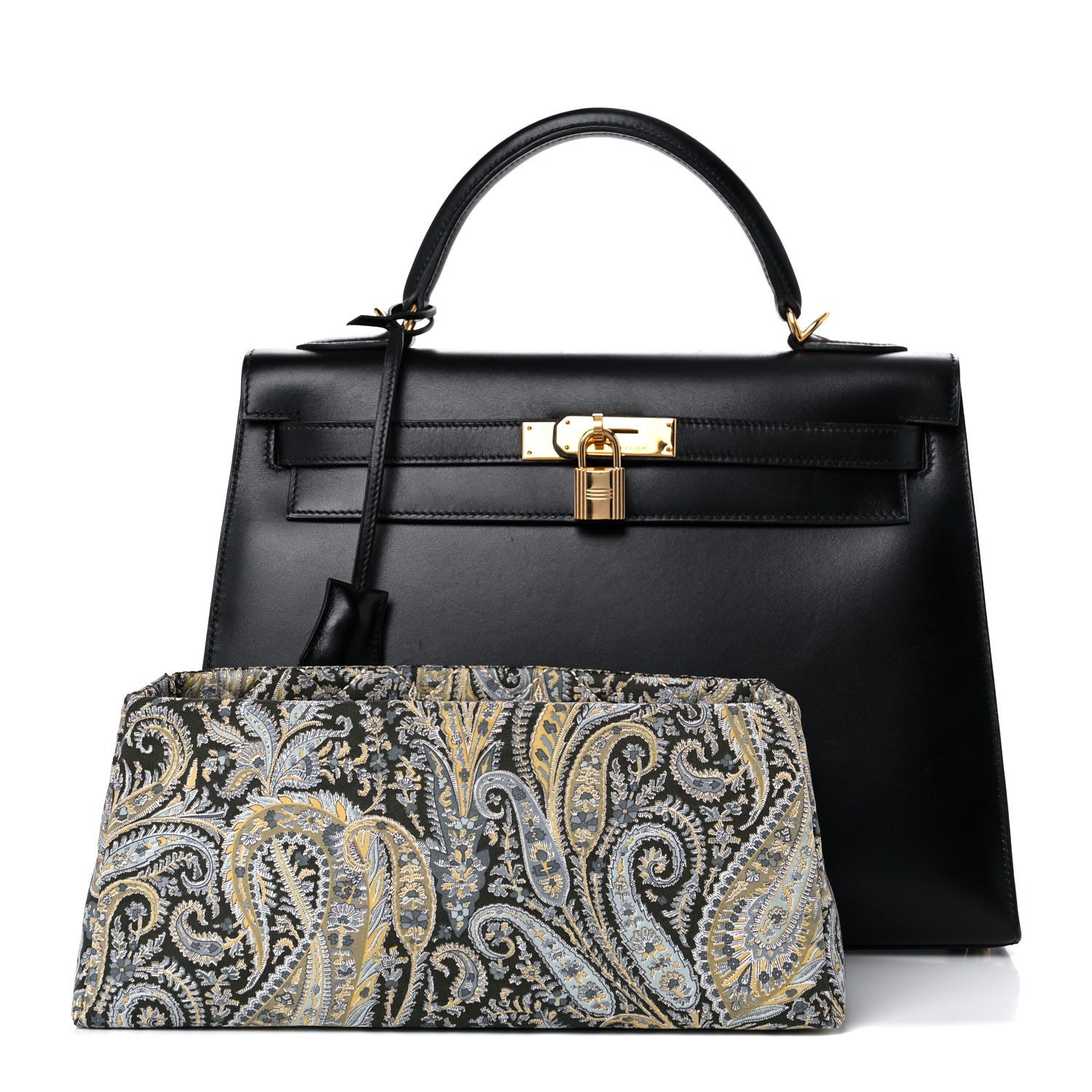 Hermes Box Kelly Sellier 32 Black 3 of 54