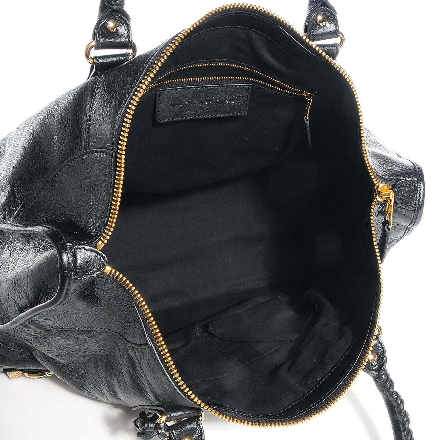 Agneau Giant 12 Gold Hardware Work Black