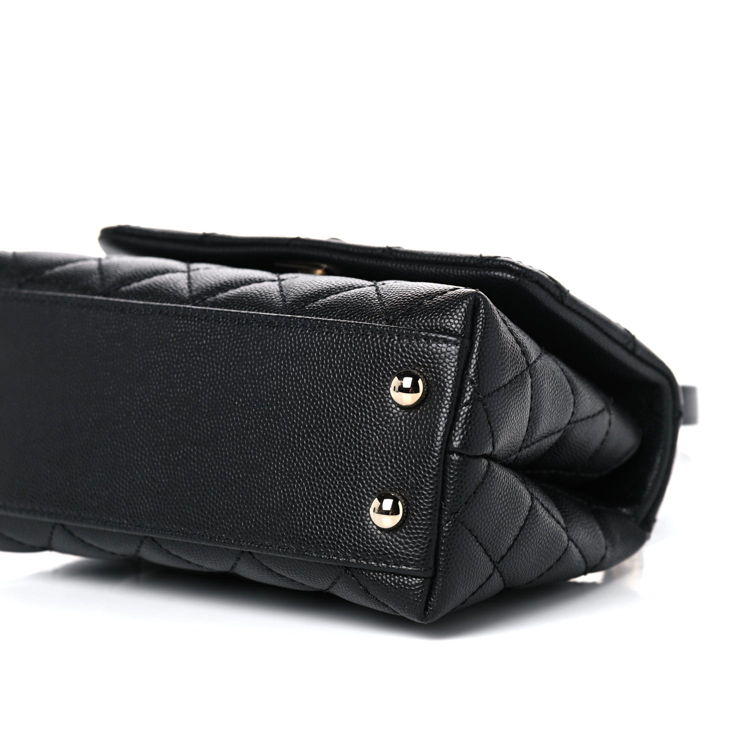 Chanel Caviar Quilted Extra Mini Coco Handle Flap Black 9 of 9
