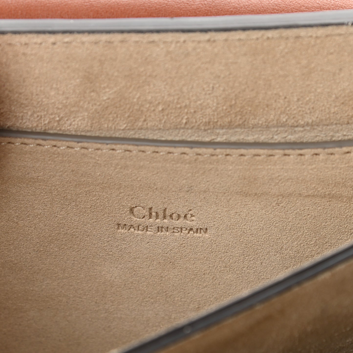Suede Calfskin Small Faye Shoulder Bag Tobacco