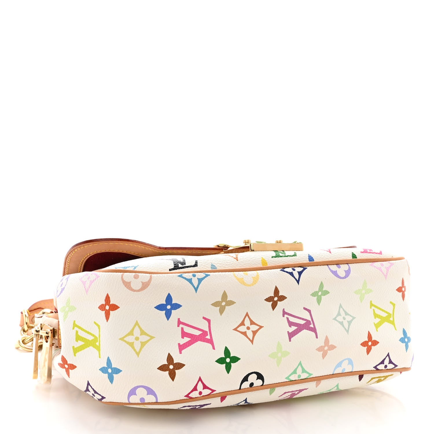 Louis Vuitton Monogram Multicolor Gracie MM White 4 of 11