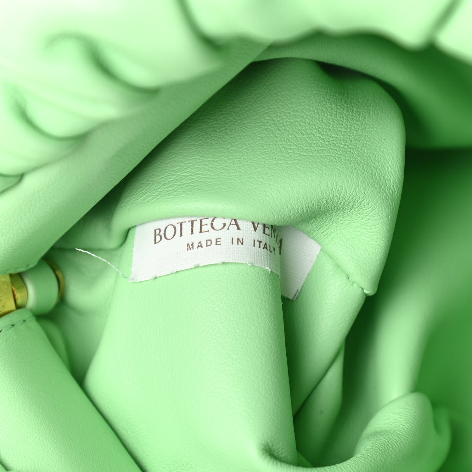 Bottega Veneta Calfskin The Pouch Chain Wasabi 5 of 10