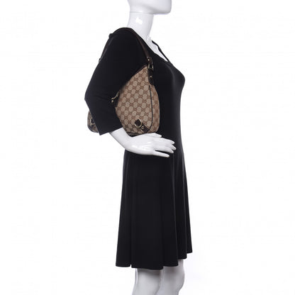 Gucci Monogram Medium Abbey D Ring Hobo Brown 2 of 9