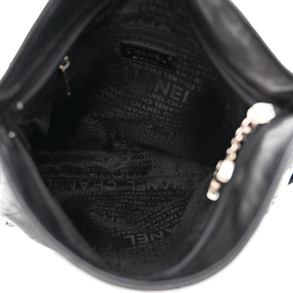 Chanel Lambskin Stitched Medium Ultimate Soft Tote Black 4 of 12
