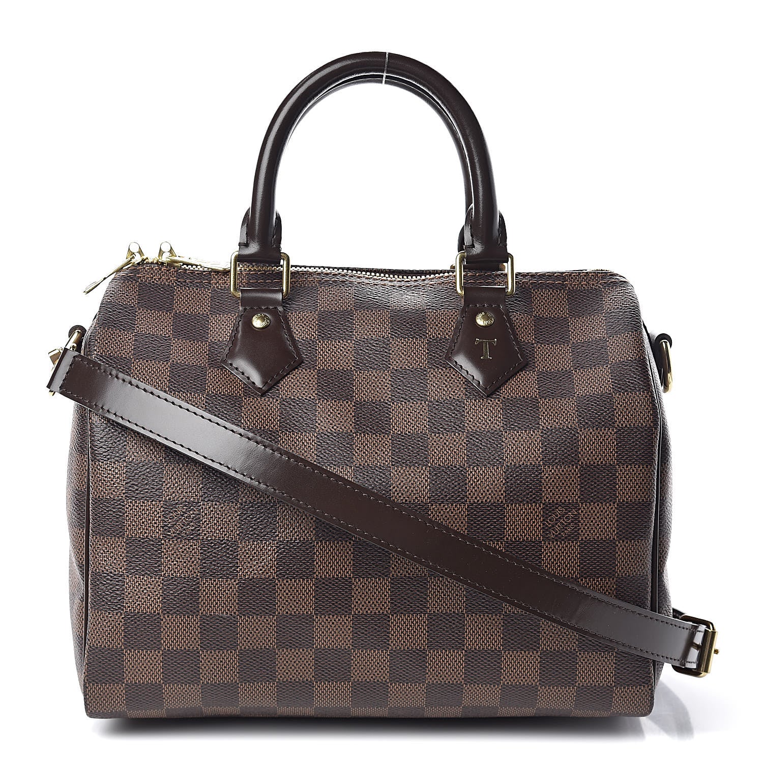 Louis Vuitton Damier Ebene Speedy Bandouliere 25 2 of 10