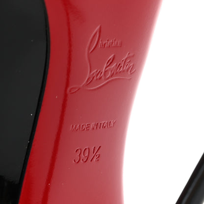 Christian Louboutin Patent So Kate 120 Pumps 39.5 Black 6 of 8