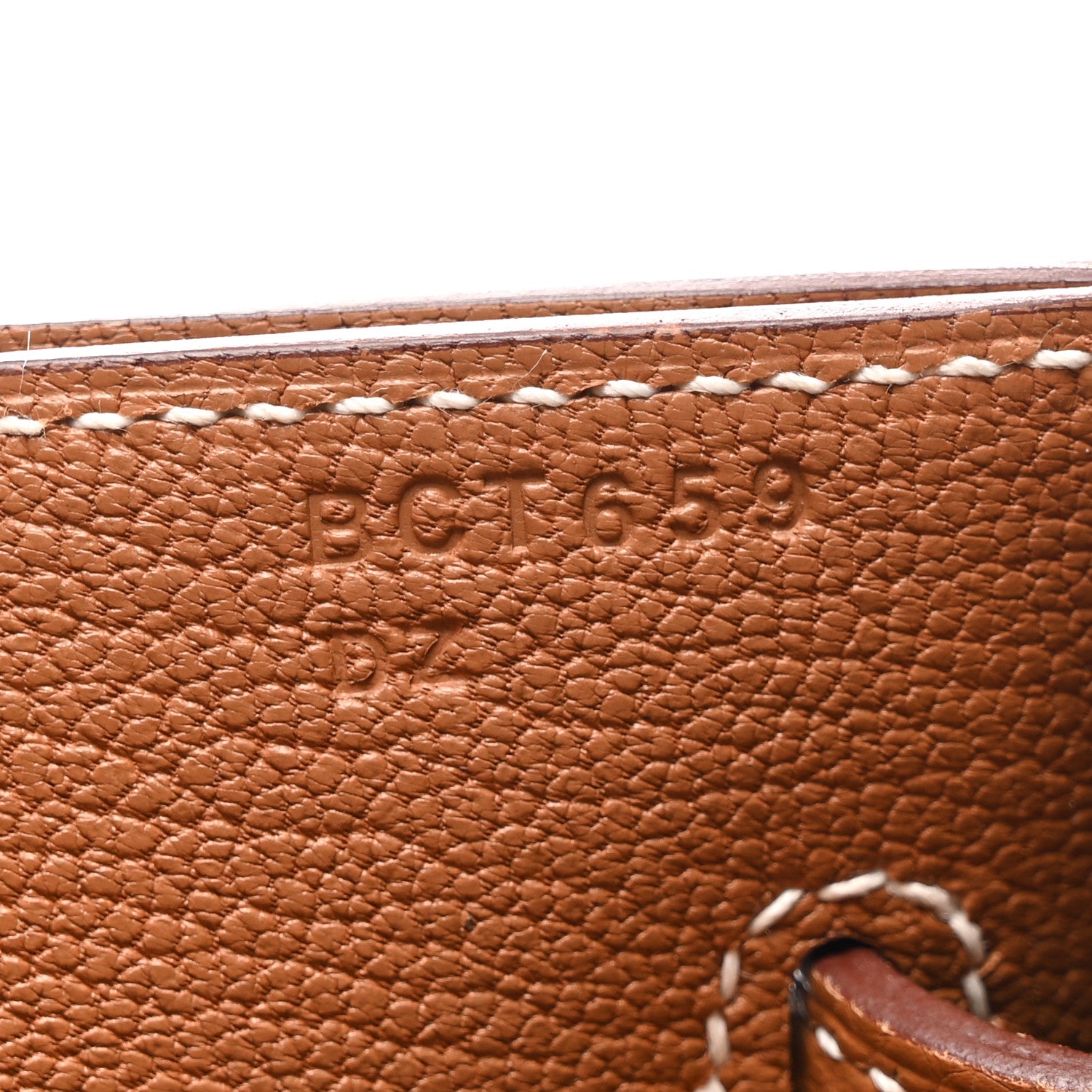 Hermes Togo Kelly Depeches 25 Gold 7 of 8