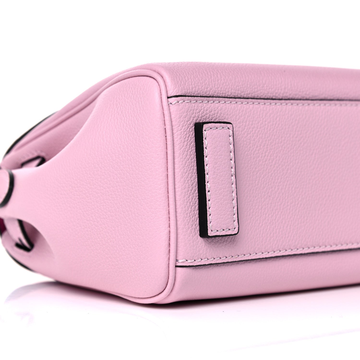 Versace Calfskin Medusa Small Top Handle Handbag Fuxia Light Pink 9 of 14