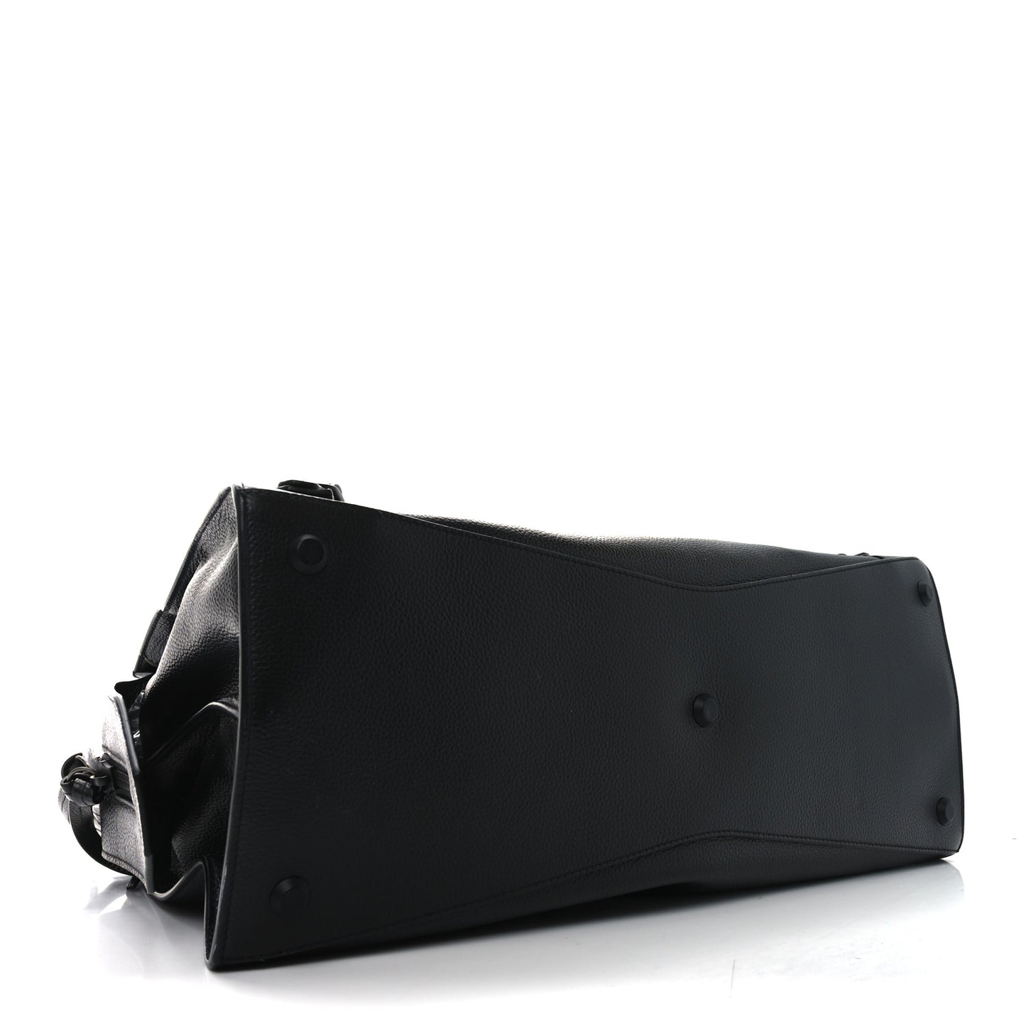 Grained Calfskin Neo Classic Black Hardware Medium City Black