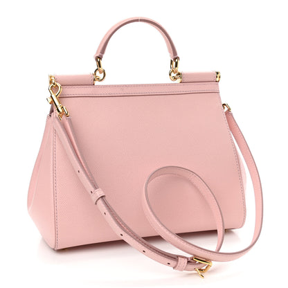 Dolce & Gabbana Dauphine Medium Miss Sicily Satchel Pink 3 of 14