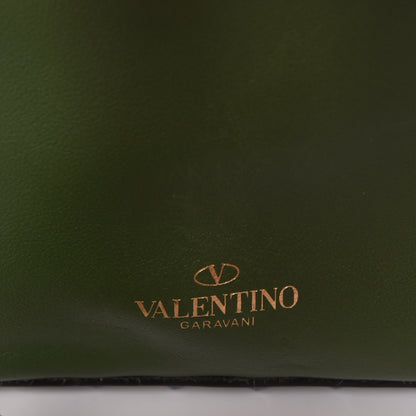 Valentino Garavani Calfskin Colorblock Mini Rockstud Backpack Skin Sorbet Indaco Green Deep Fuxia 7 of 8