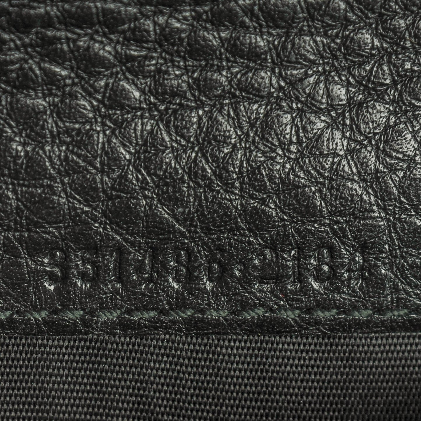 Pebbled Calfskin Medium Soho Zip Around Wallet Black