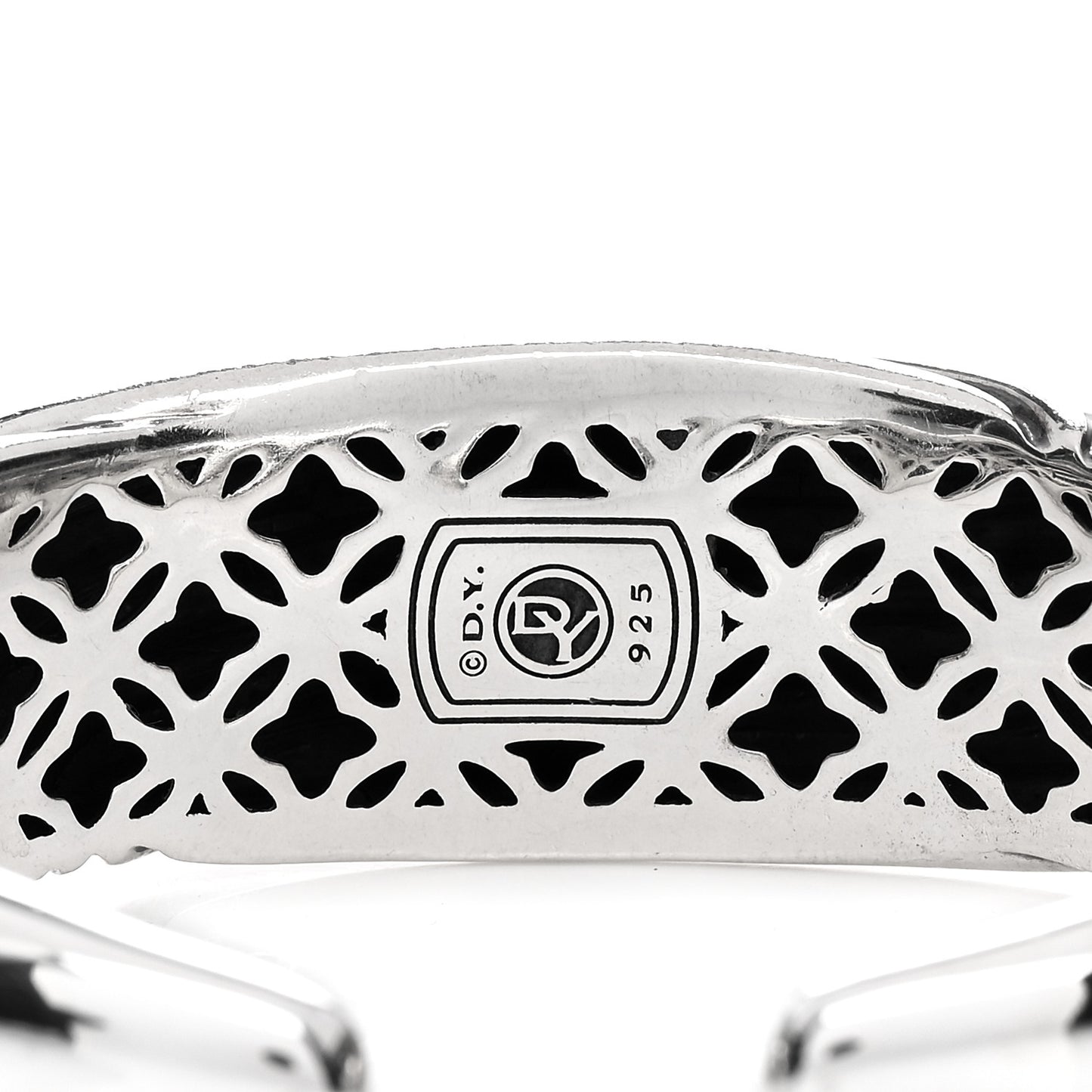 Sterling Silver 20mm Sculpted Cable Cuff Bracelet