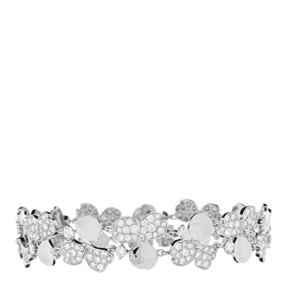 Tiffany Platinum Diamond Paper Flowers Cluster Bracelet 1 of 3