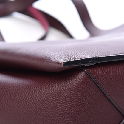 Celine Baby Grained Calfskin Small Tri-Fold Bag Burgundy 12 of 14