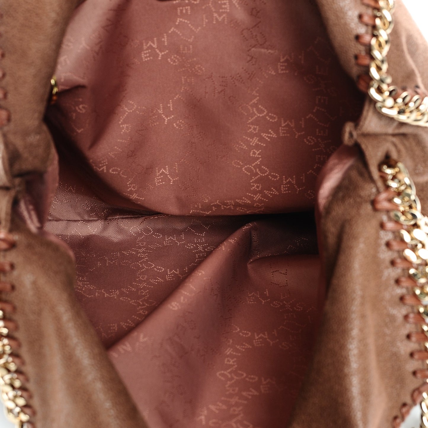 Shaggy Deer Small Falabella Tote Maple