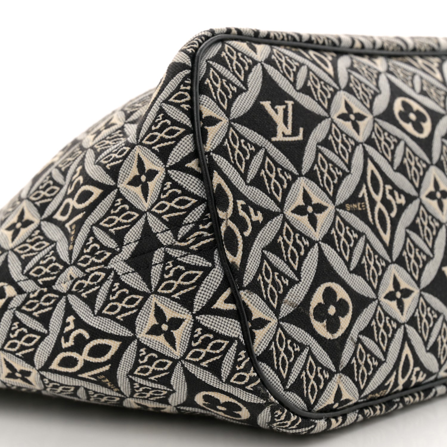 Louis Vuitton Jacquard Since 1854 Neverfull MM Grey 9 of 11
