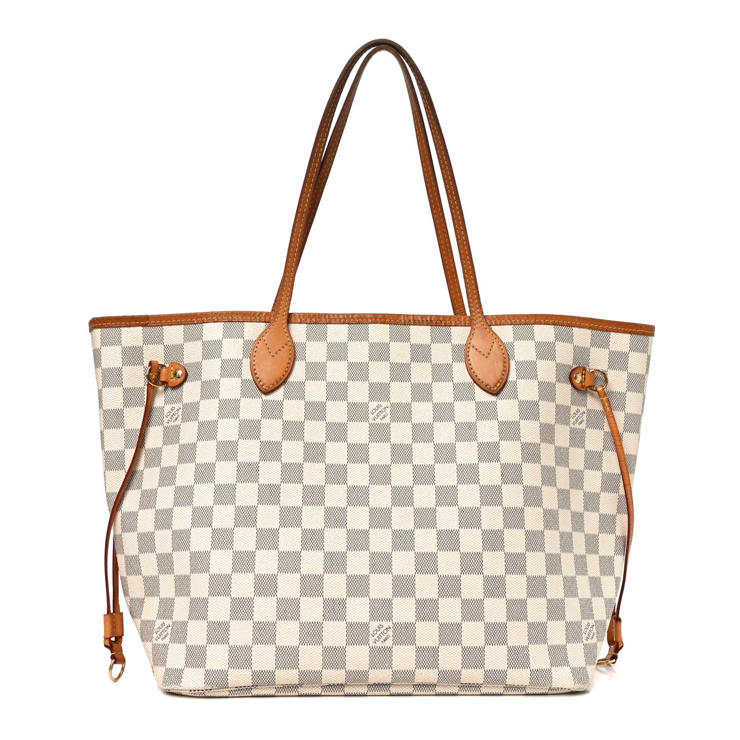 Damier Azur Neo Neverfull MM Rose Ballerine