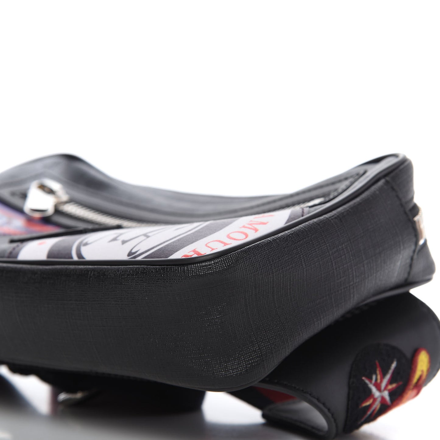 GG Supreme Monogram Night Courrier Belt Bag Black Multicolor