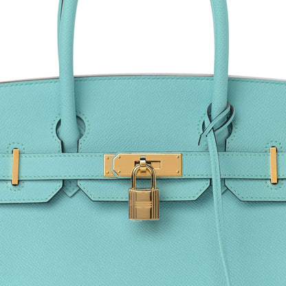 Hermes Epsom Birkin 30 Bleu Atoll 8 of 18