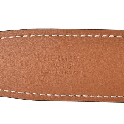 Hermes Epsom Swift 32mm Collier De Chien CDC Belt 95 Blanc Naturelle 4 of 8