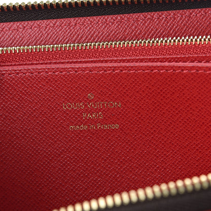 Louis Vuitton Damier Ebene Studded Zippy Wallet Cherry 5 of 5