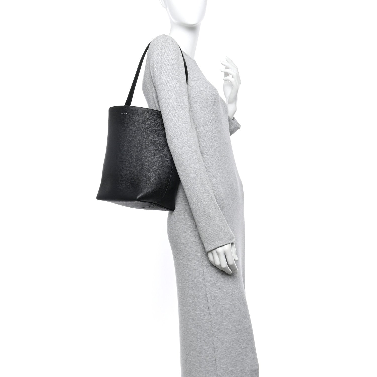 The Row Grained Calfskin Medium N/S Park Tote Black 2 of 10