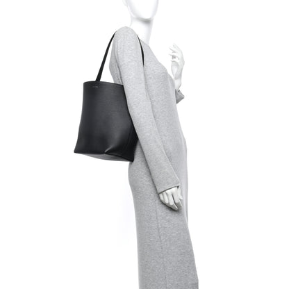 The Row Grained Calfskin Medium N/S Park Tote Black 2 of 10