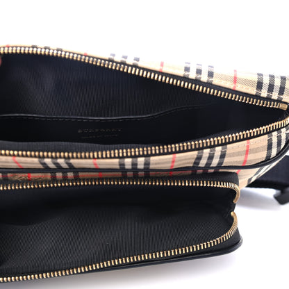 Burberry Cotton Knight Check The Large 1983 Link Bum Bag Black 4 of 4