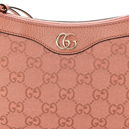 Gucci Monogram Textured Dollar Calfskin Small Ophidia Hobo Cloche Rose Pink 7 of 9