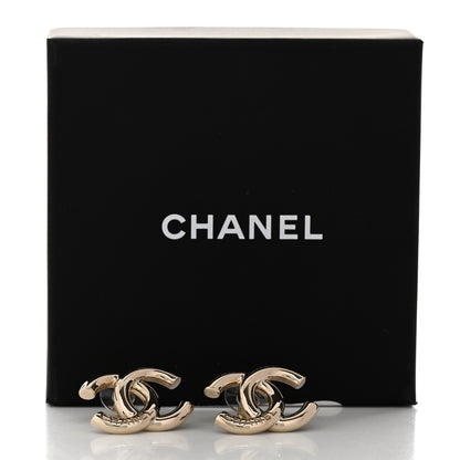 Chanel Metal CC Earrings Gold 5 of 5