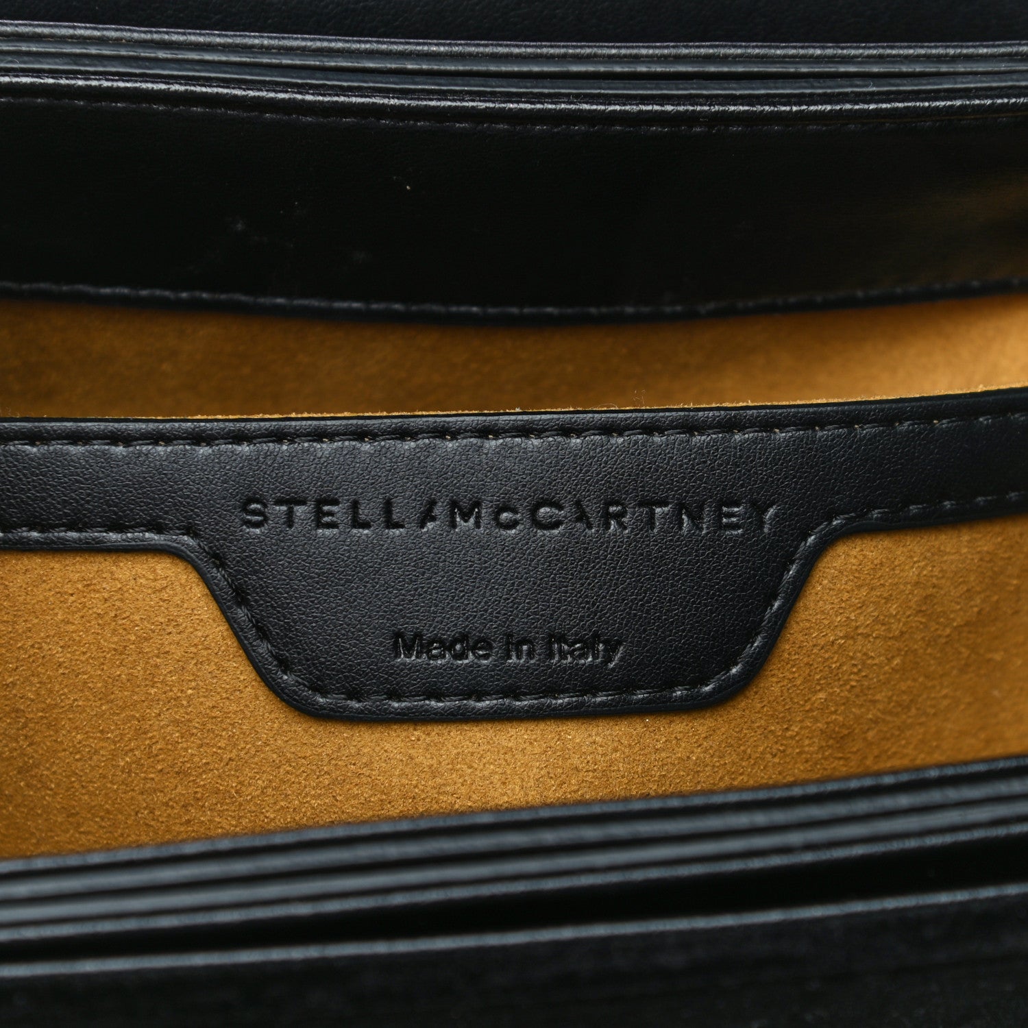 Stella McCartney Velvet Effect Medium Falabella Box Shoulder Bag Black 6 of 13