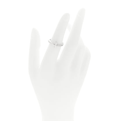 Tiffany 18K White Gold Diamond 2.5mm T T1 Ring 52 6 2 of 5