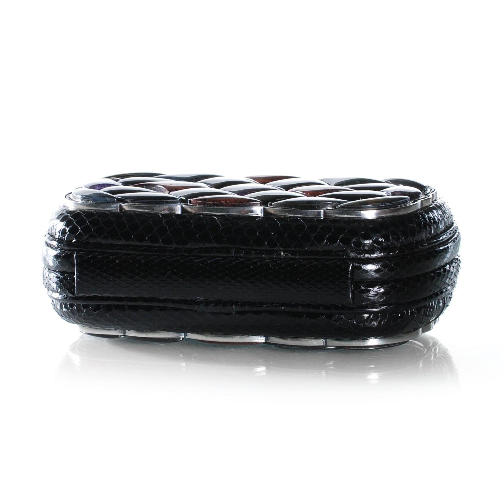 Bottega Veneta Multi Stone Python Knot Clutch 3 of 6