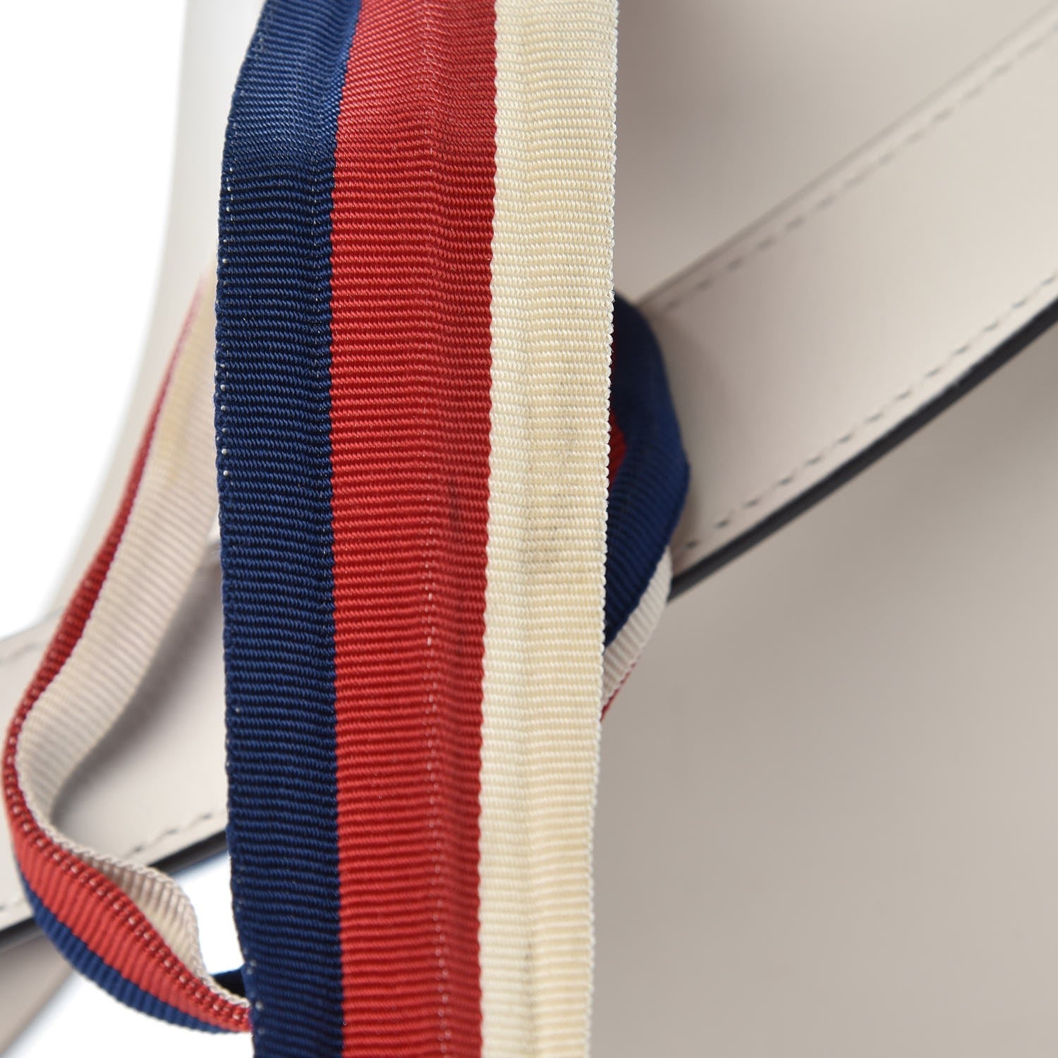 Gucci Calfskin Small Sylvie Shoulder Bag Off White 9 of 13