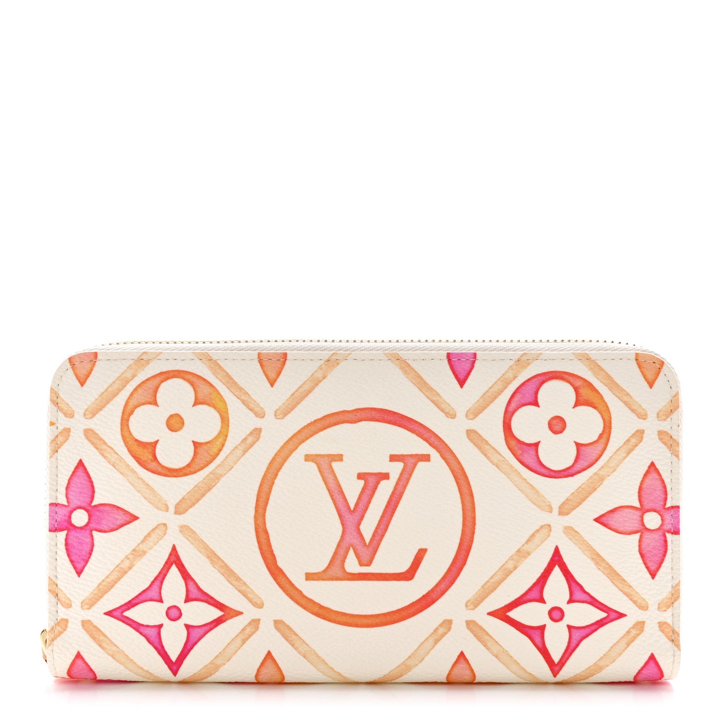Monogram By The Pool Zippy Wallet Coral