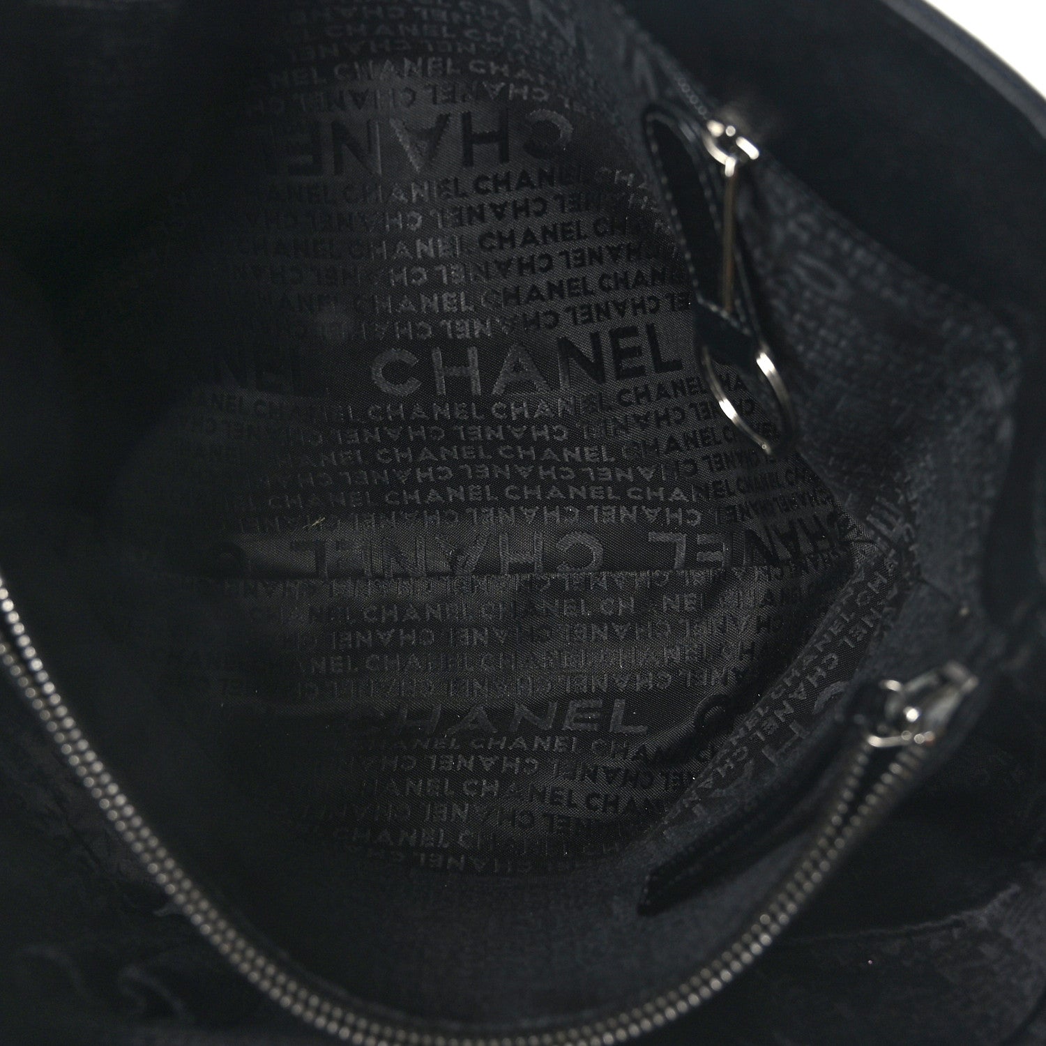 Chanel Caviar Square Stitched Large Tote Black 6 of 10