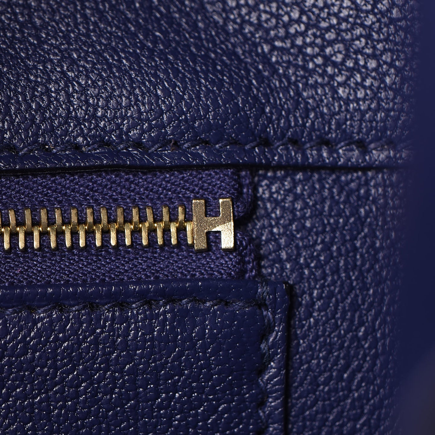 Togo Birkin 35 Bleu Encre