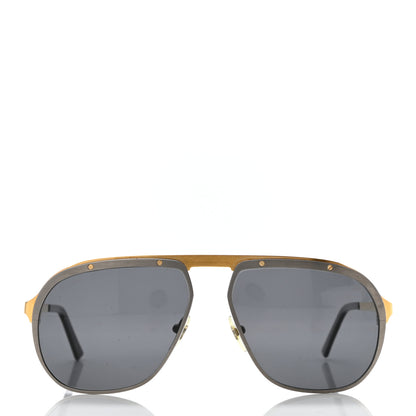 Cartier Santos de Cartier Sunglasses CT0035S Gold 2 of 6