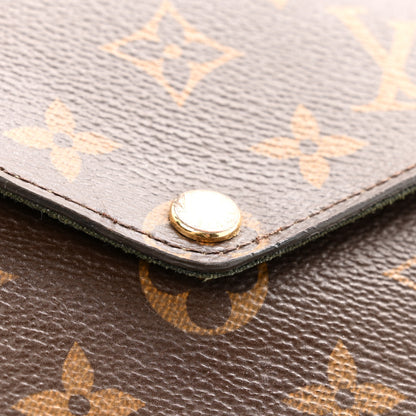 Louis Vuitton Monogram Felicie Strap & Go Kaki 10 of 12