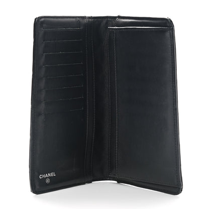 Chanel Patent Quilted Brilliant Yen Wallet Black 5 of 12