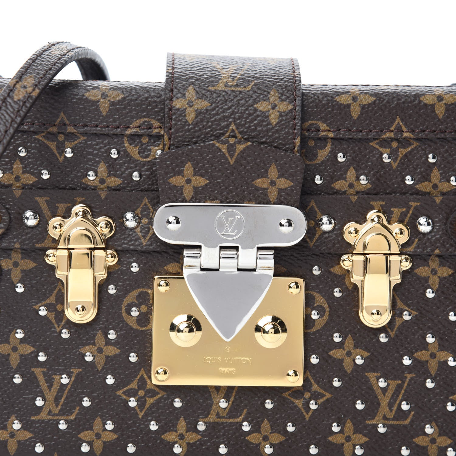 Louis Vuitton Monogram Studded Petite Malle 10 of 11
