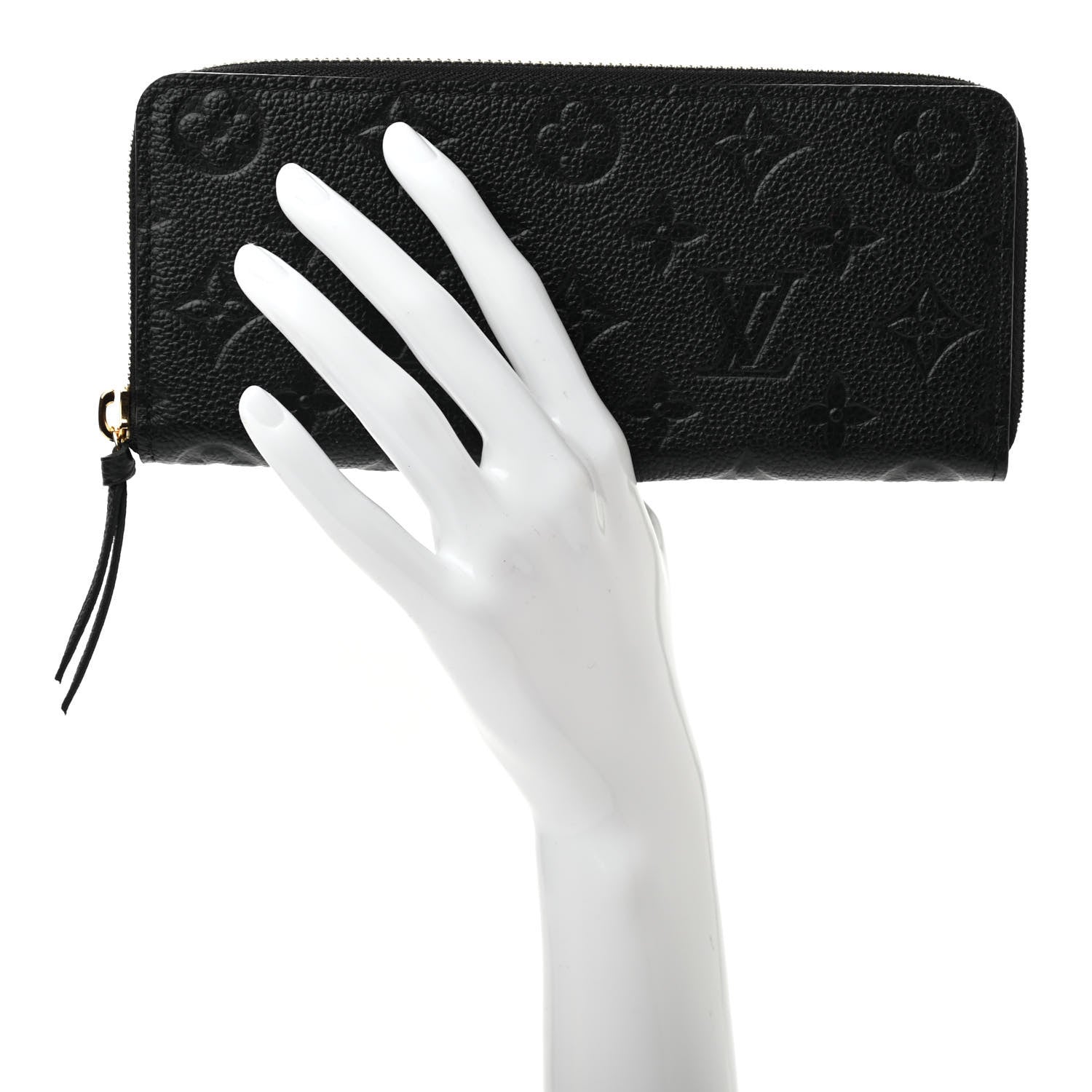 Louis Vuitton Empreinte Clemence Wallet Black 2 of 6