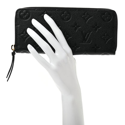 Louis Vuitton Empreinte Clemence Wallet Black 2 of 6