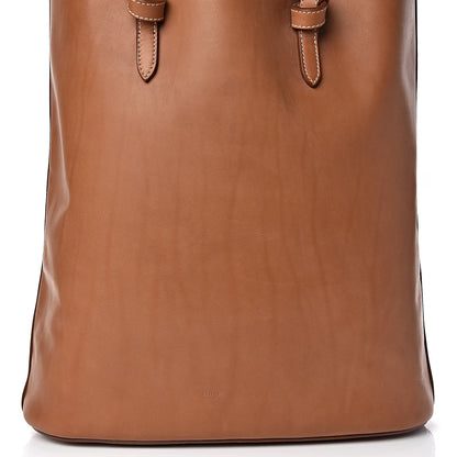 Celine Supple Calfskin Tie Knot Twisted Tote Tan 8 of 13
