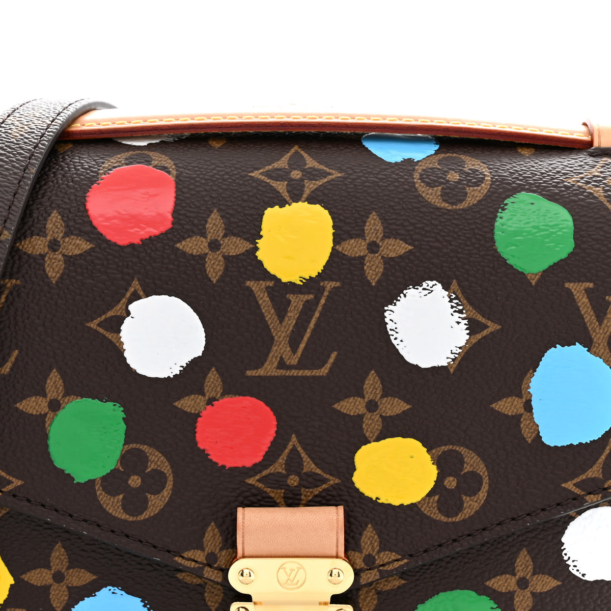 Louis Vuitton LV x YK Monogram Painted Dots Pochette Métis 7 of 10